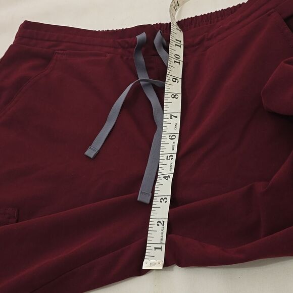 FIGS  Burgundy  Pants M - Picture 7 of 10